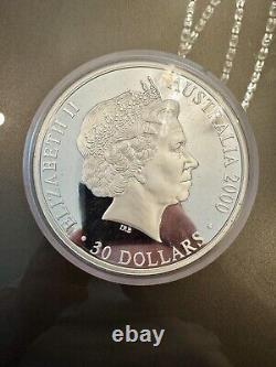 Limited Edition 2000 Australian Mint Sydney Olympics 1 Kilo Proof Fine Silver