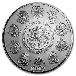 Mexico 1 kilo Silver Aztec Calendar (Random Year, Coin Only) SKU#197412