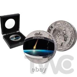 Muonionalusta Meteorite 1 kilo UNC Pure Meteorite Coin 50$ Niue 2021