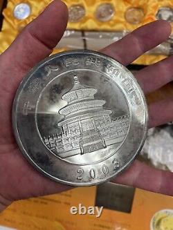NOT Silver Chinese 1oz Panda coins Plus Kilo 30+ Ounces Base Metal NOT Silver