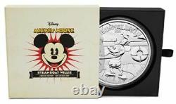 Niue 100 $2015-Mickey Mouse T Steamboat Willie T 1 Kilo Silver PP