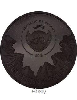 PYTHON Hunters By Night 1 Kg Kilo Silver Coin 50$ Palau 2023