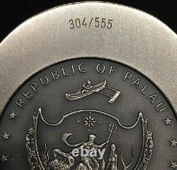Palau Pirate'Big Skull' 1/2 Kilo (500 grams). 999 silver (500 mintage) OGP