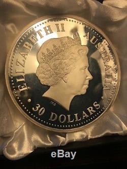 Perth Mint Australia $30 Lunar Pig 2007 1 kg kilo. 999 Silver Coin (100 minted)