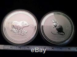 Perth Mint Lunar Series I Kilo Coin 12 PC Set. Once in a Lifetime Acquisition