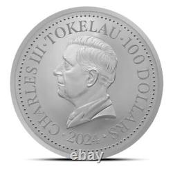 Presale 2024 1 Kilo Tokelau Mustang Silver Coin (Proof-like)