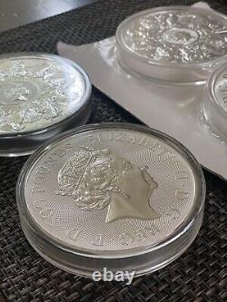 Queen's Beast 2021 Kilo Silver Bullion Unopened Monster Box (6x Kilo Coins)