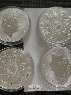 Queen's Beast 2021 Kilo Silver Bullion Unopened Monster Box (6x Kilo Coins)