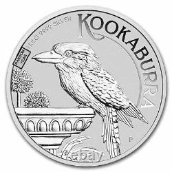 Random Year Australia 1 kilo Silver Kookaburra BU (Damaged) SKU#273238