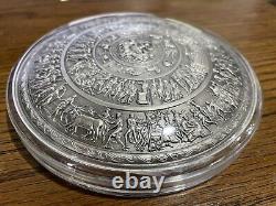 S. Korea Achilles Shield 1 Kilo Silver Stacker Concave Low Mintage #137 Of 333