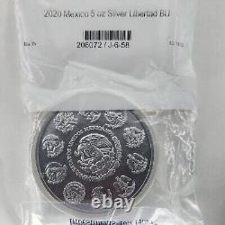 SALE 2020 Silver Libertad Collection Full Set BU Kilo, 5 Oz, 2, 1, 1/2, 1/4