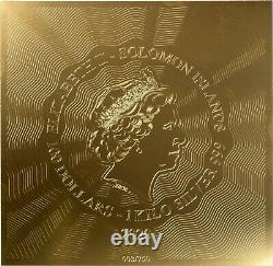 Solomon Islands 2020 100$ Masterpiece ADELE Gustav Klimt 1 Kg Kilo Silver Coin