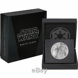 Star Wars 100 USD Darth Vader 1 Kg Kilo Silver Proof Coin 2016 Niue Disney QEII