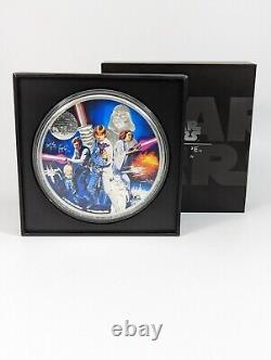 Star Wars A New Hope 2022 Niue 1 Kilo Silver $100 32.15 Ounce withBox & COA 51/100