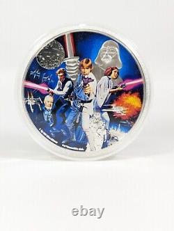 Star Wars A New Hope 2022 Niue 1 Kilo Silver $100 32.15 Ounce withBox & COA 51/100