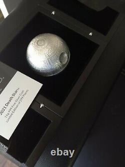 Star Wars DEATH STAR Niue 100 dollars 2021 1 Kilo kg silver coin only 299 Minted