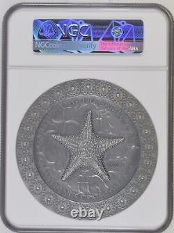 The Abduction of Europa Celestial Beauty 1 kilo Silver Coin Cameroon NGC MS 70