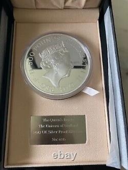 The Queen's Beasts, The Unicorn of Scotland, 2017 UK Silver Proof Kilo Coin