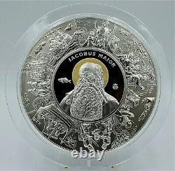 Tokelau 2014 Apostle James Iacobus Maior 1 Kilo Proof Puzzle Silver Coin