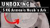 Unboxing 2024 Armenia 5 Kilo Silver Coin 20 000 Drams Noah S Ark