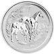 1 Kg De 2014 Année Lunaire Du Cheval Silver Coin