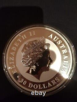 1 Kilo 2011 Perth Mint Kookaburra Silver Coin. Comme Nouveau Dans La Capsule