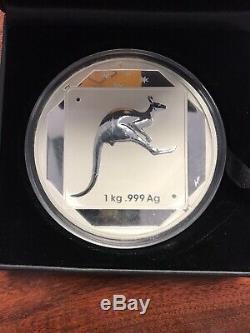 1 Kilo 2013 Signe Route Monnaie Royale Australienne Kangourou Silver Coin Tirage Limité