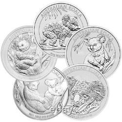 1 Kilo Random Year Australian Koala Silver Coin Perth Mint