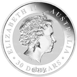 1 kilo 2011 Pièce d'argent Kookaburra Australien Perth Mint