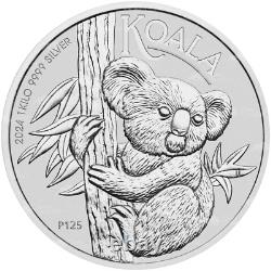 1 kilo 2024 pièce d'argent Australian Koala de la Monnaie de Perth