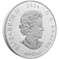 1 kilo Pièce d'Argent Année Lunaire du Dragon 2024 de la Monnaie Royale Canadienne