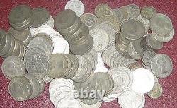 1 kilo de pièces d'argent australiennes de 1946 à 1963