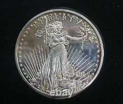 1989 Washington Mint Aigle Géant KILO 2.2 Lb Preuve d'argent pur 4 dans une boîte avec COA