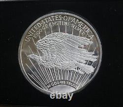 1989 Washington Mint Aigle Géant KILO 2.2 Lb Preuve d'argent pur 4 dans une boîte avec COA