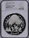 1995 Russie Argent 1 Kilo. 100 Roubles Coin. Sleeping Beauty Ballet Ngc Pf68