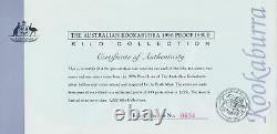 1996 Australie Argent Kookaburra Proof Coin Kilo Collection Avec Étui Et Coa