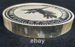 1996 Australie Kookaburra 1 Kilo 999 Fine Silver 30 Dollar Coin En Capsule