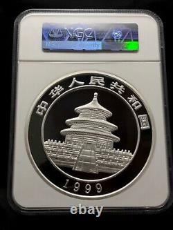 1999 One Kilo China S200y Silver Panda Ngc Pf69 Ultra Cameo Rare Livraison Gratuite