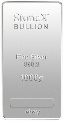 1kg Silver Coin Bullion Bar 999.9 Fine Silver Bar 1 Kilo Gift Box & Certificat