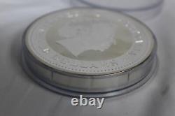 2000 Australie Année du Dragon 1 Kilo. 999 Argent Elizabeth W Case