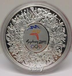2000 Jeux Olympiques De Sydney En Australie 30 $ 1 Kilo D'argent Preuve Colorisation