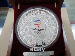 2000 Jeux Olympiques De Sydney En Australie $ 30 Silver Dollar Proof Kilo Coin
