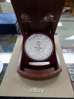 2000 Jeux Olympiques De Sydney En Australie $ 30 Silver Dollar Proof Kilo Coin