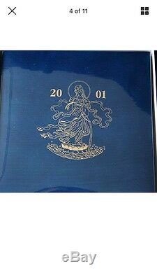 2001 Liberia Kuanyin 12 Casse-tête Lunaire Kilo Argent Coindont Demander Une Réduction