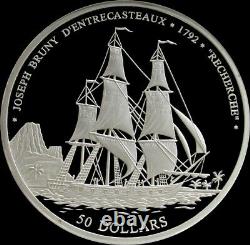 2001 Silver Solomon Islands Proof 32.15oz Kilo KG Coin En Capsule