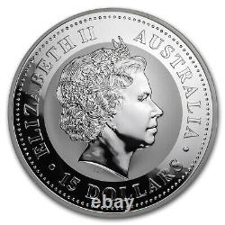 2004 Australie 1/2 kilo d'argent Année du Singe BU SKU#9015