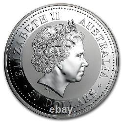 2005 Australie 1 kilo Argent Année du Coq BE