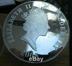 2005 Monnaie Royale Bataille De Trafalgar De 50 Fifty Pound Argent Kilo Coin Box Coa
