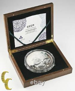 2006 Chine Kilogramme Panda Coin (preuve Bu) 999 Argent Kilo KG Box & # 1662 Km Coa