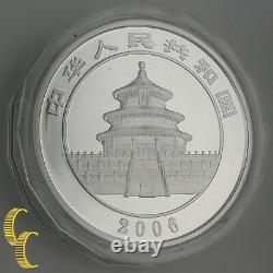 2006 Chine Kilogramme Panda Coin (preuve Bu) 999 Argent Kilo KG Box & # 1662 Km Coa